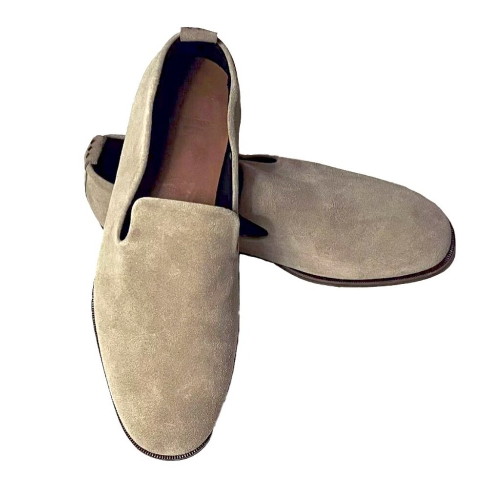 ROYAL REPUBLIQ shoes slip-on loafers/slippers KHAKI SUEDE Men's EU 40 (US 7.5)